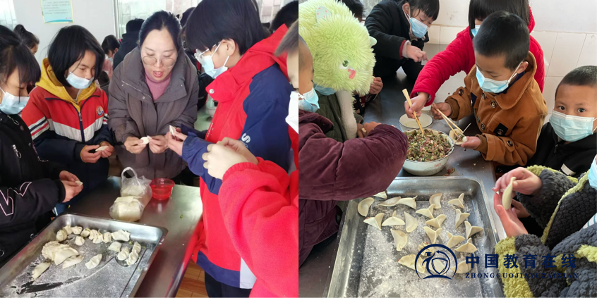 师爱润冬至，饺香暖童心